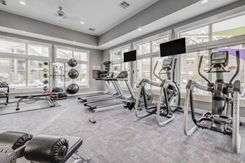 our state of the art gym is equipped with cardio equipment and televisions